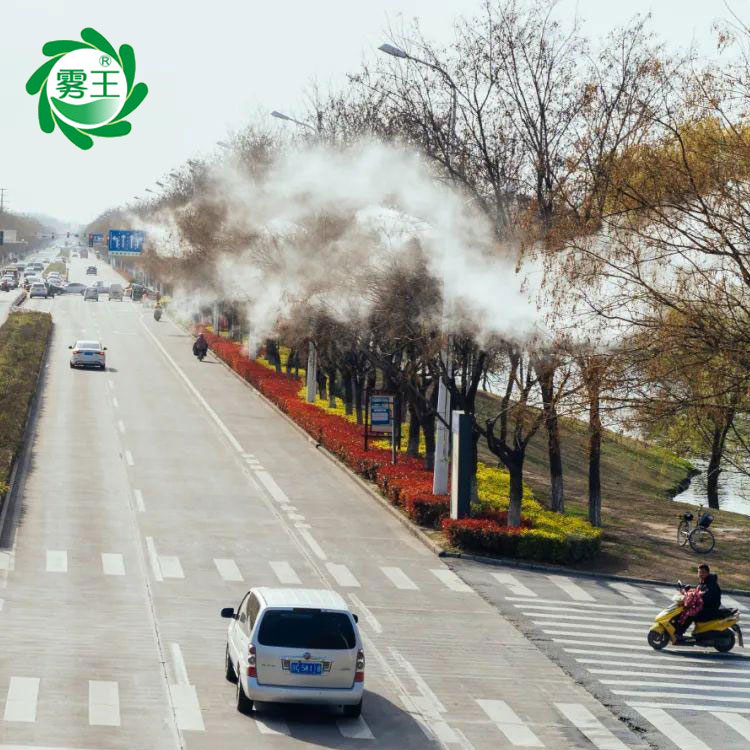 智慧路灯自动喷淋系统 控制道路扬尘问题